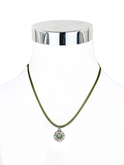 Collier Steinblümchen Satinkd.