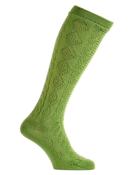 Kniestrumpf erbse