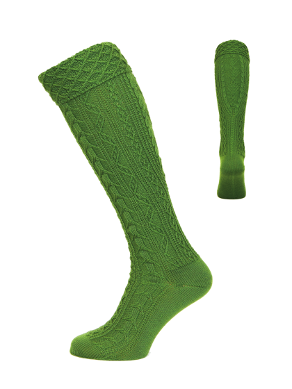 Handstrickoptik Umschlag erbse Handstrickoptik