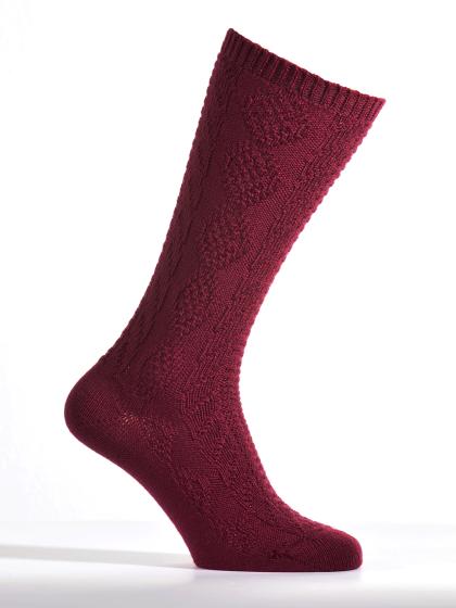 Socke uni bordo