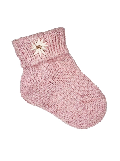 Babysocke rosa mit EW