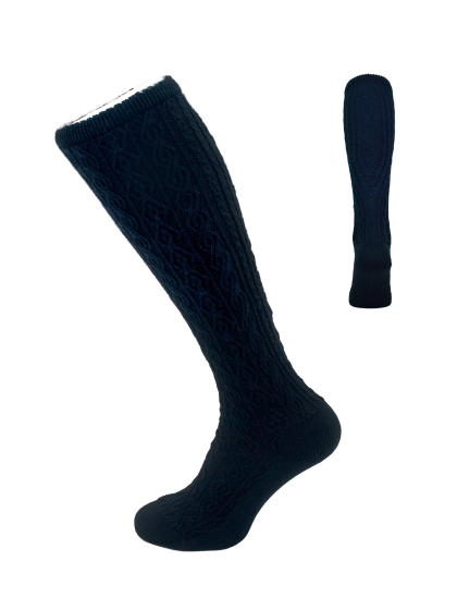 Handstrickoptik marine