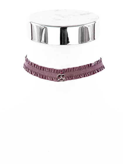 Rüschenkropfband Brezel