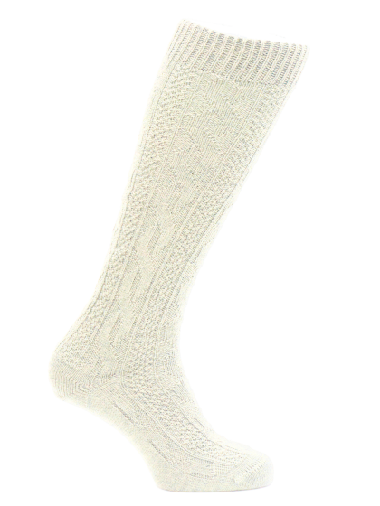 Kniestrumpf uni natur