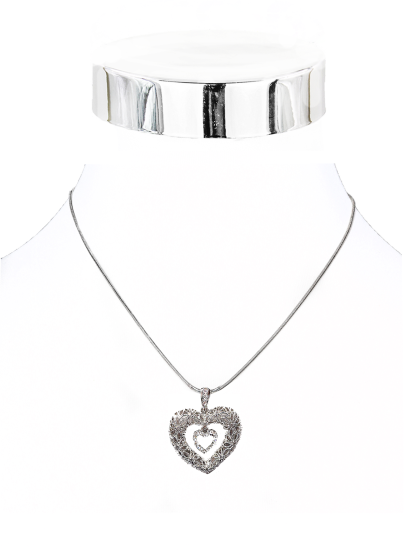 Collier großes Herz in Herz