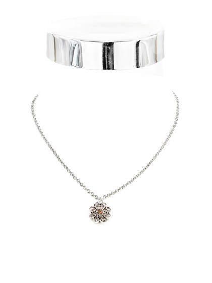 Collier Ronde ziseliert Kette 40 cm