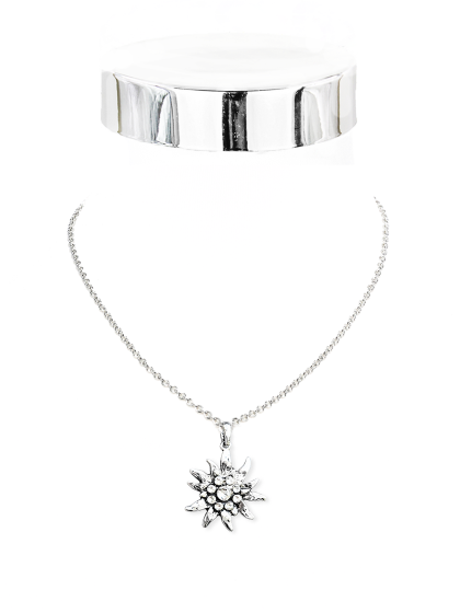 Collier Edelweiß Kette 42 cm