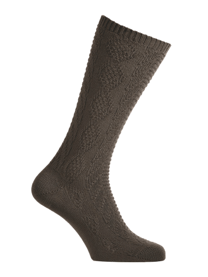 Socke uni taupe