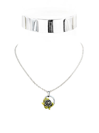 Collier Rose Kette 40 cm