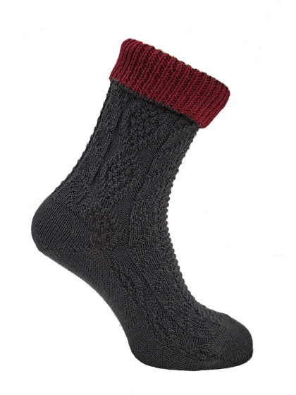 Socke anthra-bordo