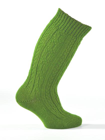 Kinder-Knie WOLLE gras