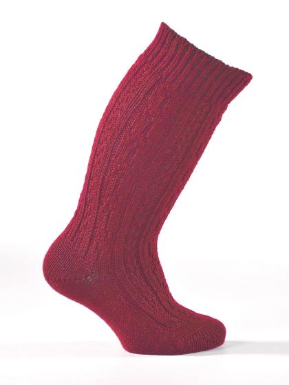Kinder-Knie WOLLE rot