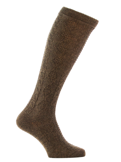 Kniestrumpf tabac