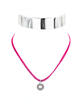 Collier Steinblümchen Seidenko