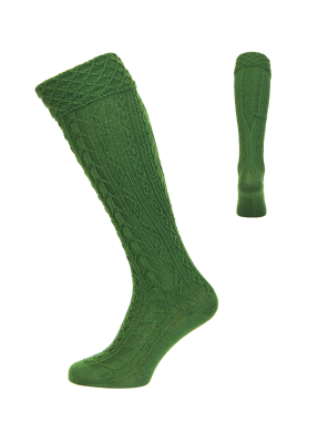 Handstrickoptik Umschlag moos Handstrickoptik