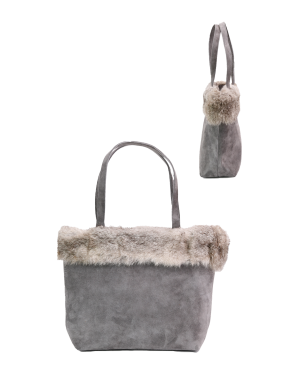 LUISE&LOIS Tasche mit Fellrand