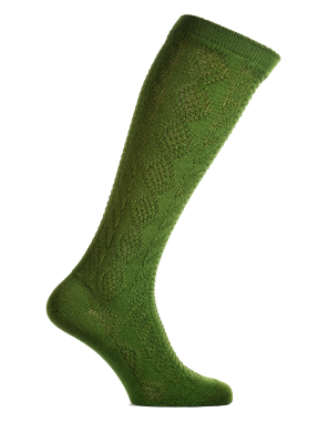 Kniestrumpf moos