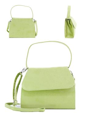 Tasche Velourslederoptik