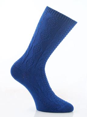 Socke BW-Elasthan sbg.blau