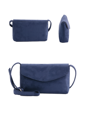 Tasche Velourslederoptik