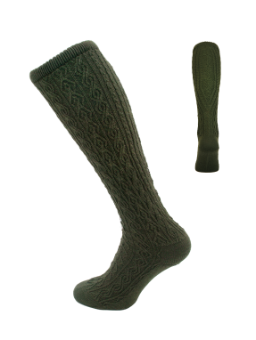 Handstrickoptik oliv