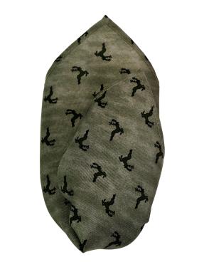 Stecktuch Hirsch 23 x 23 cm