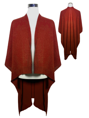 Strickponcho 100 x 140 cm