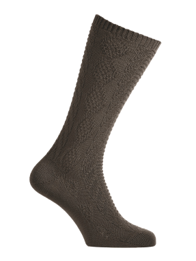 Socke uni taupe