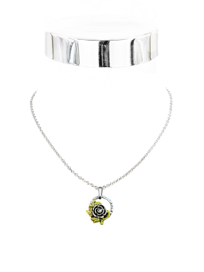 Collier Rose Kette 40 cm