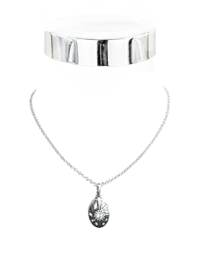 Collier Romantik oval Kette 40 cm