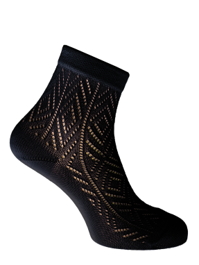 Socke BW-Elasthan schwarz