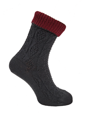 Socke anthra-bordo
