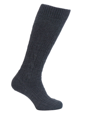 Kniestrumpf uni jeans