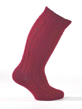 Kinder-Knie WOLLE rot