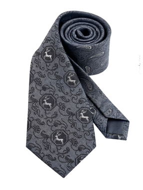 Krawatte Hirschoktagon 8cm Breite