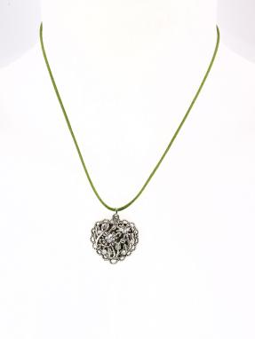 Collier herzlicheBlumen Satink